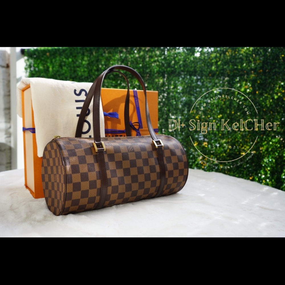 Louis Vuitton Papillon 30 in Damier Ebene